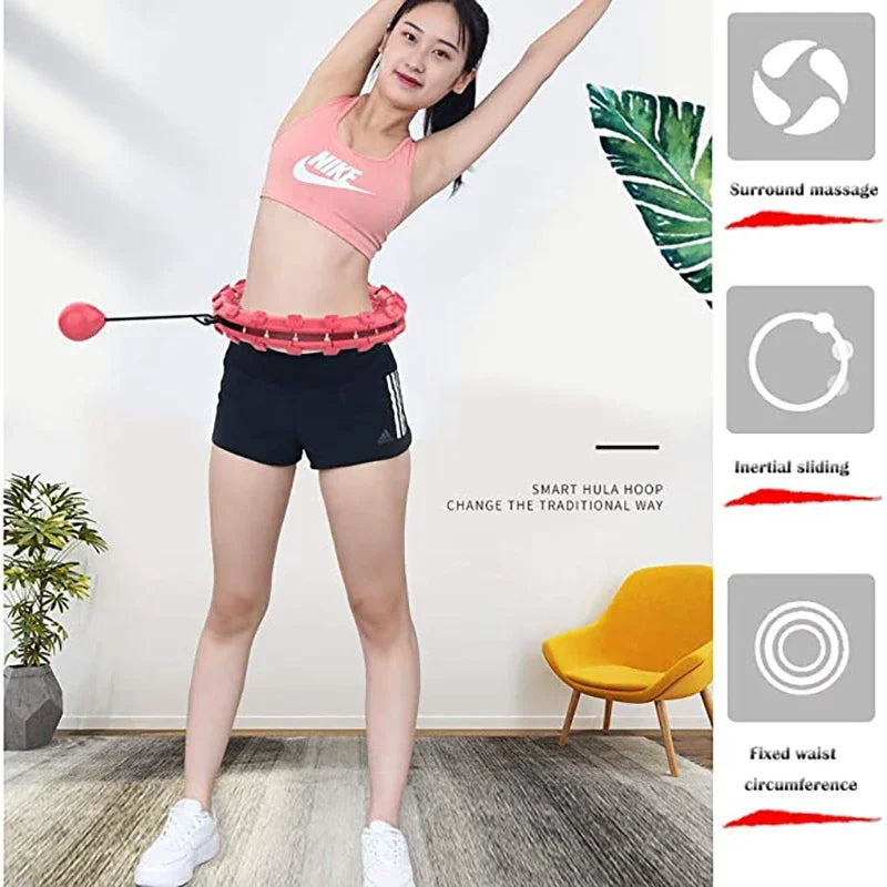 EasyFit™ Adjustable Smart Hoop – Weighted Fitness Ring