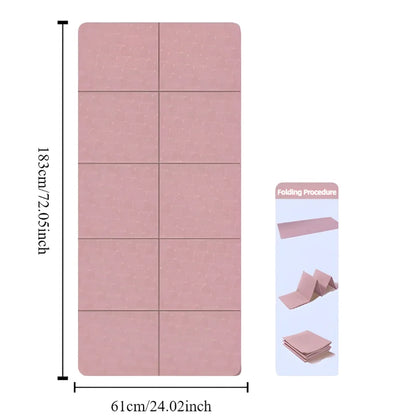 EasyFit™ Foldable Travel Yoga Mat – Non-Slip Exercise Mat