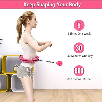 EasyFit™ Adjustable Smart Hoop – Weighted Fitness Ring