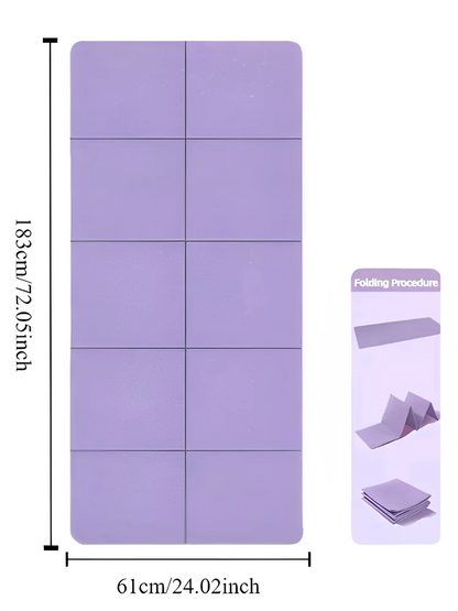 EasyFit™ Foldable Travel Yoga Mat – Non-Slip Exercise Mat
