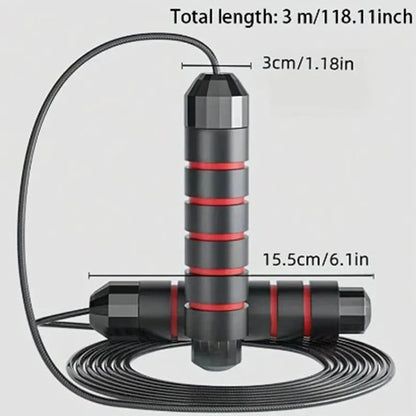 EasyFit™ Steel Speed Jump Rope – Adjustable Cardio Jump Rope